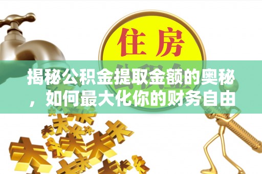 沛县揭秘公积金提取金额的奥秘，如何最大化你的财务自由