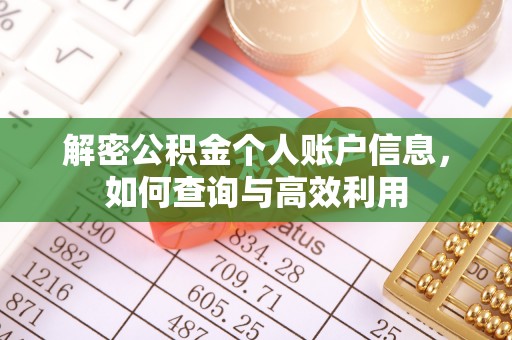 沛县解密公积金个人账户信息，如何查询与高效利用